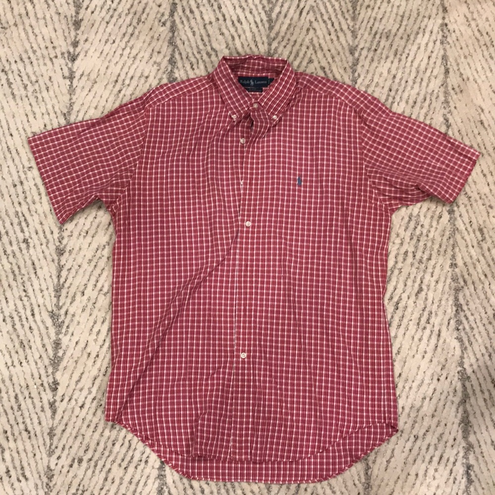 Polo shirt sleeve button up shirt